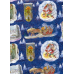 Gift Wrap Tomtar Scenes & Snowy Trees 23"x72"